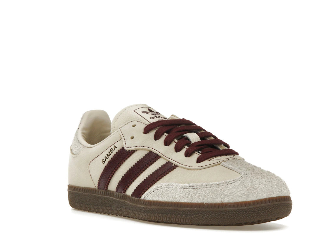 adidas Samba OG Wonder White Maroon