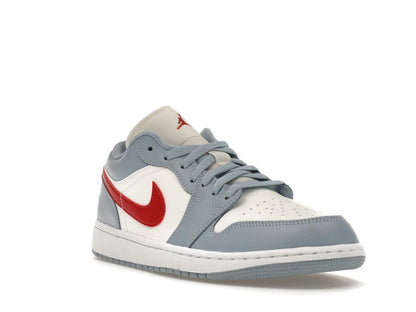 Jordan 1 Low Blue Whisper Dune Red