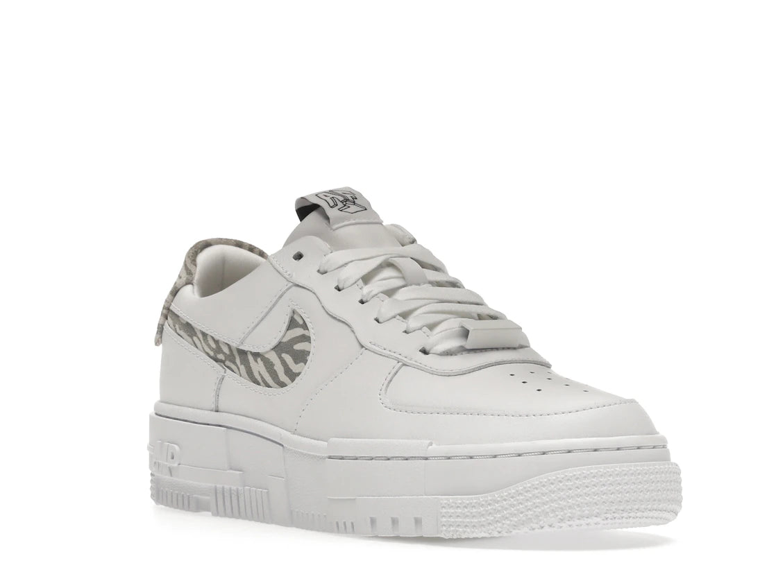 Nike Air Force 1 Low Pixel SE White Zebra