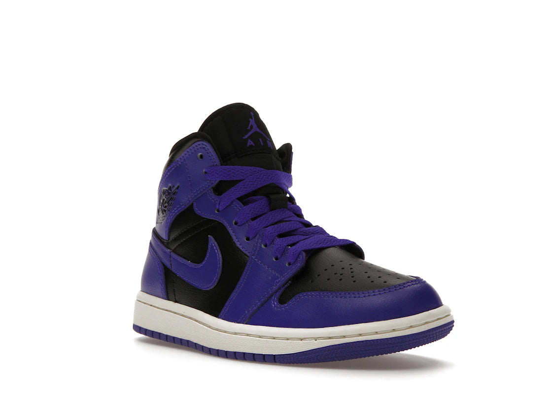 Jordan 1 Mid Purple Black
