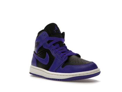 Jordan 1 Mid Purple Black