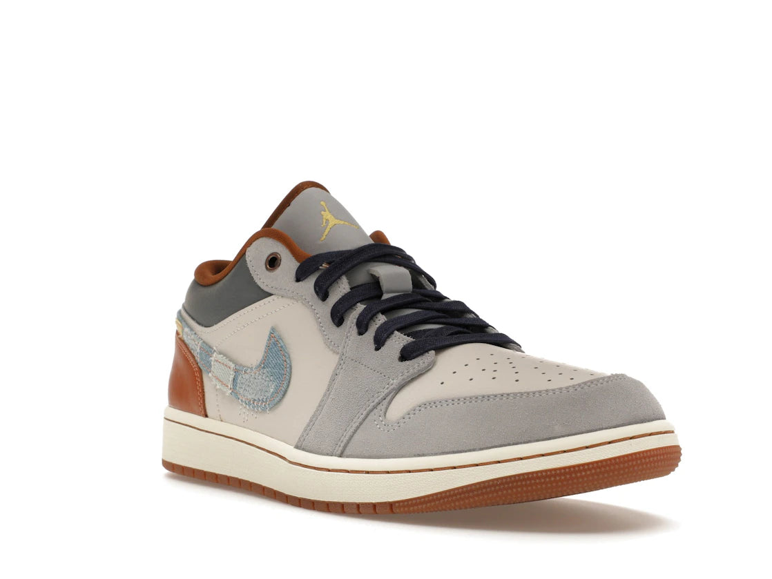 Jordan 1 Low SE Phantom Repaired Denim Swoosh