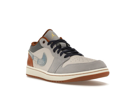 Jordan 1 Low SE Phantom Repaired Denim Swoosh