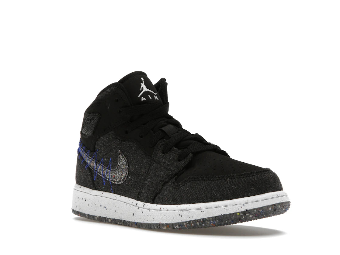 Jordan 1 Mid SE Crater Black
