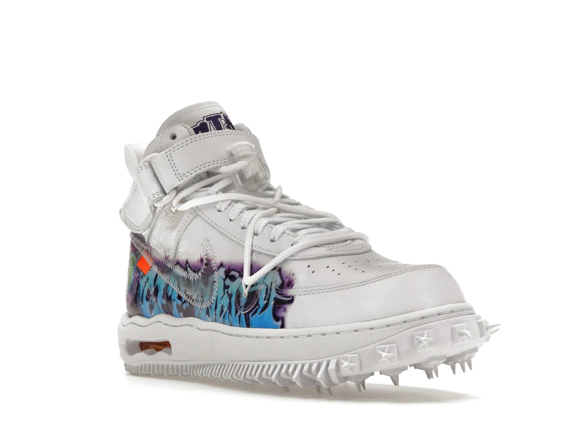 Nike Air Force 1 Mid Off-White Graffiti White