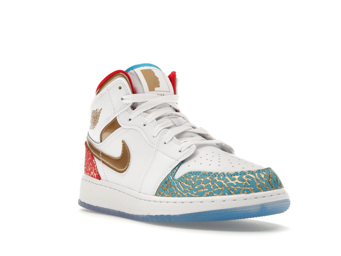 Jordan 1 Mid Sneaker School NC to Chicago