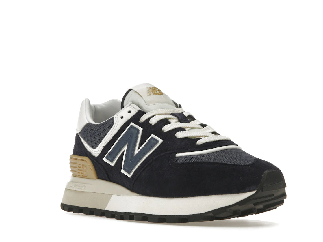 New Balance 574 Navy White Beige