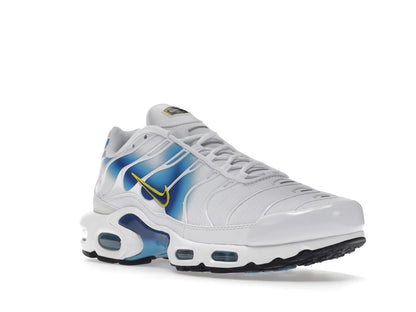 Nike Air Max Plus Spray Paint Swoosh White Blue