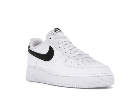 Nike Air Force 1 Low '07 White Black Pebbled Leather