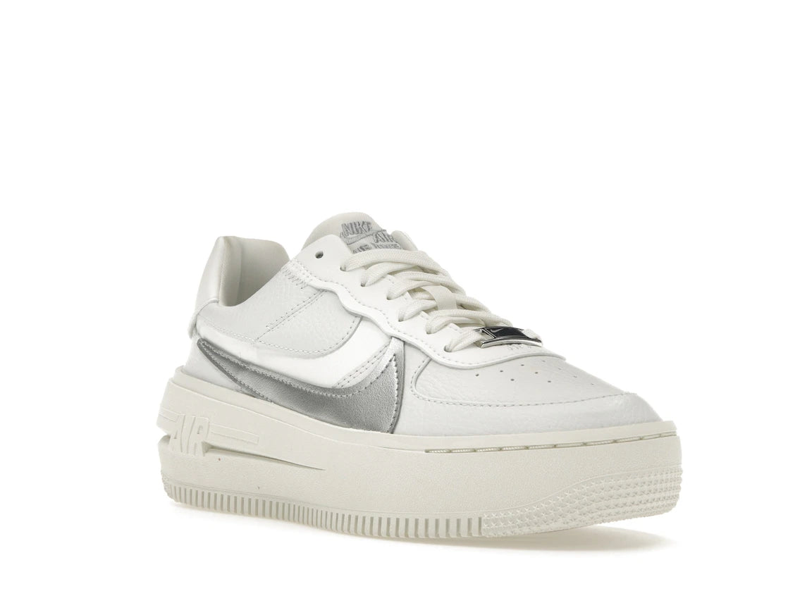 Nike Air Force 1 PLT.AF.ORM Summit White Metalic Silver