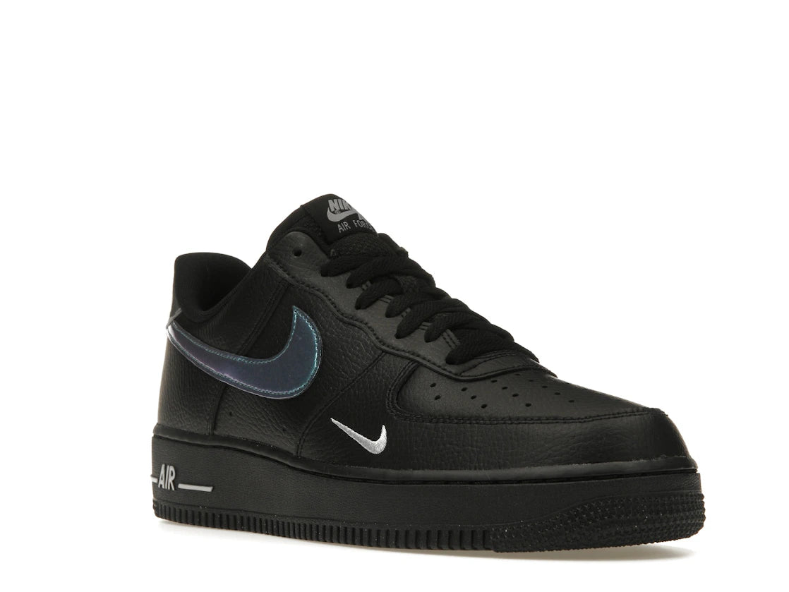 Nike Air Force 1 '07 Low Black Blue Lightning