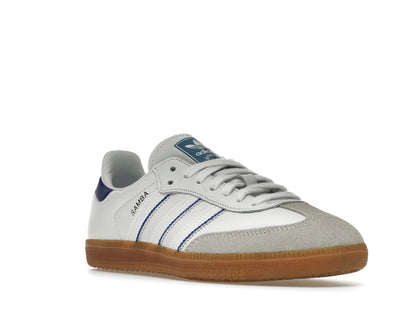 adidas Samba Leather Cloud White Lucid Blue