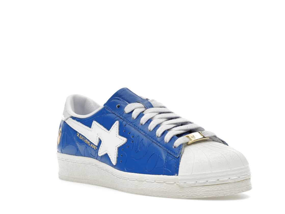 Adidas Superstar Vintage Bape Blue White
