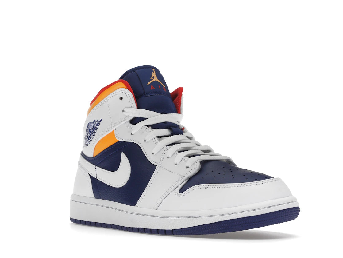 Jordan 1 Mid Royal Blue Laser Orange