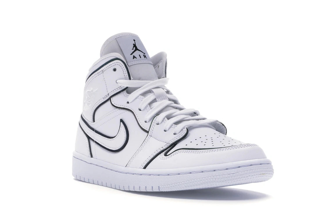 Jordan 1 Mid Iridescent Reflective White