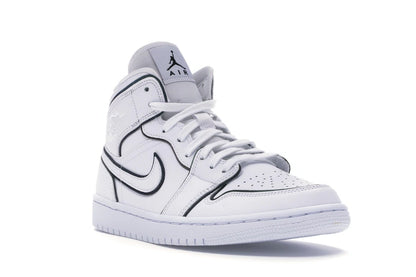 Jordan 1 Mid Iridescent Reflective White