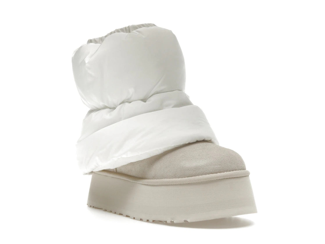 UGG Classic Mini Dipper Puffer Boot White Ceramic