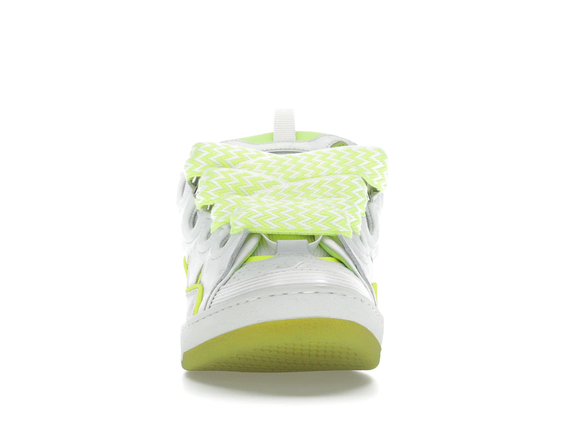Lanvin Curb Sneaker White Fluo Yellow