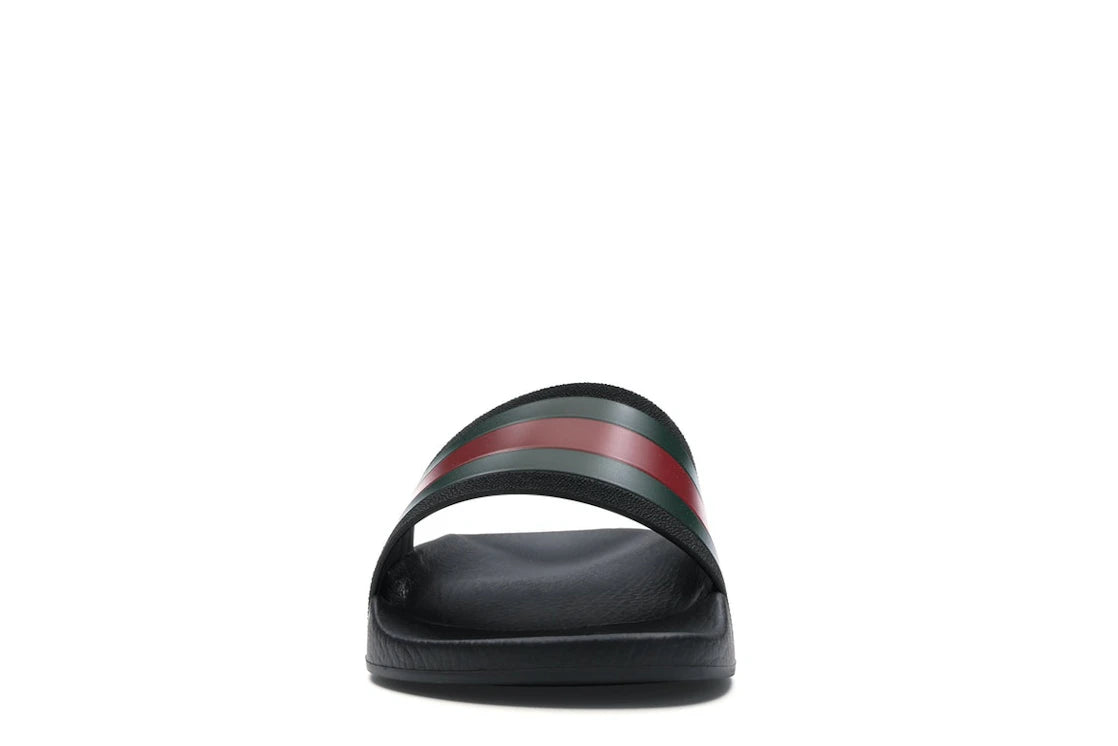 Gucci Rubber Slides Red Green