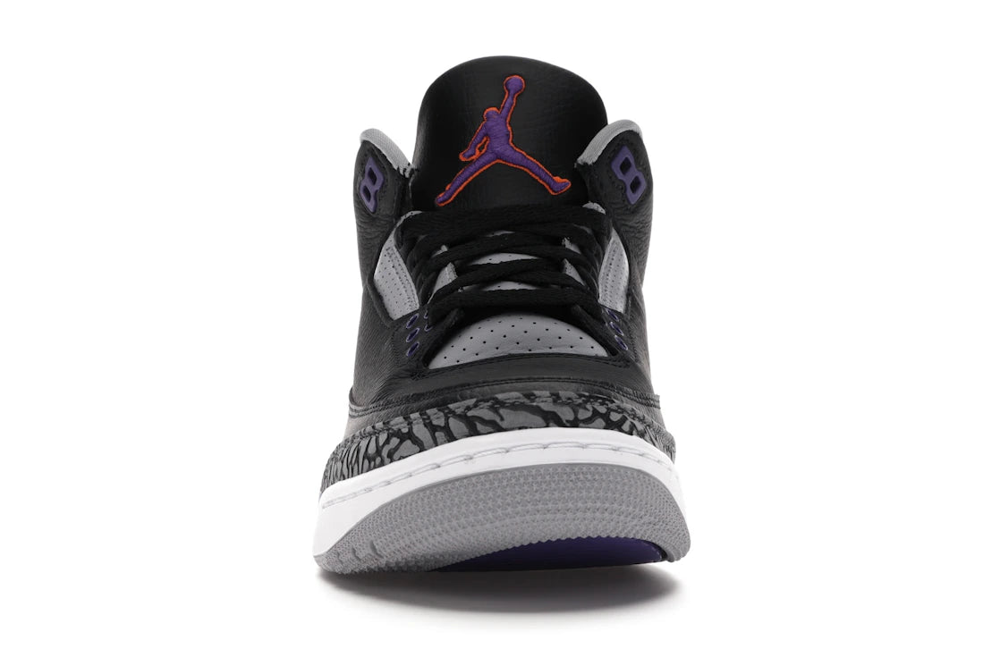 Jordan 3 Retro Black Court Purple