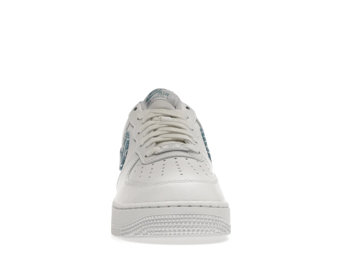 Nike Air Force 1 Low '07 Essential White Worn Blue Paisley
