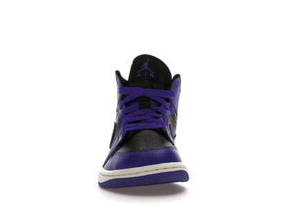 Jordan 1 Mid Purple Black