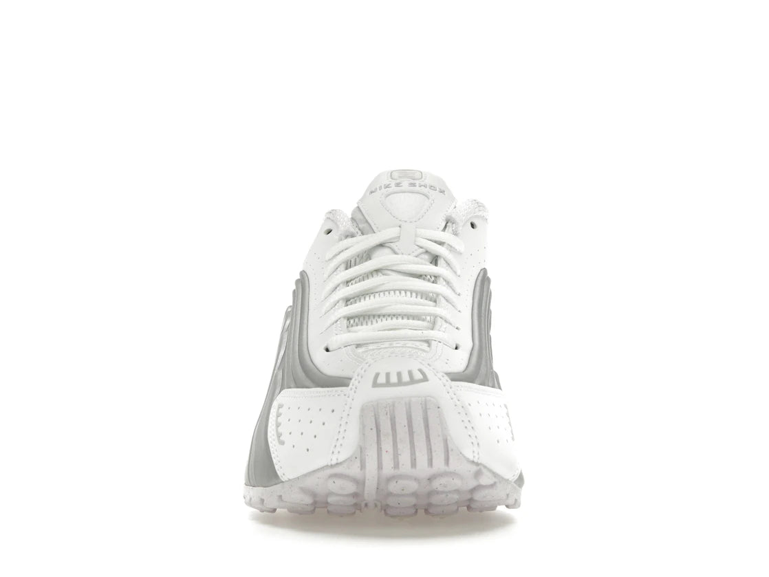 Nike Shox R4 White Metallic Platinum Barely Grape