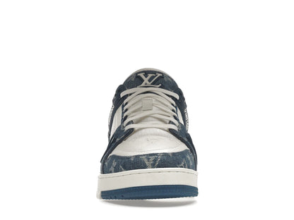 Louis Vuitton LV Trainer Monogram Denim White Blue