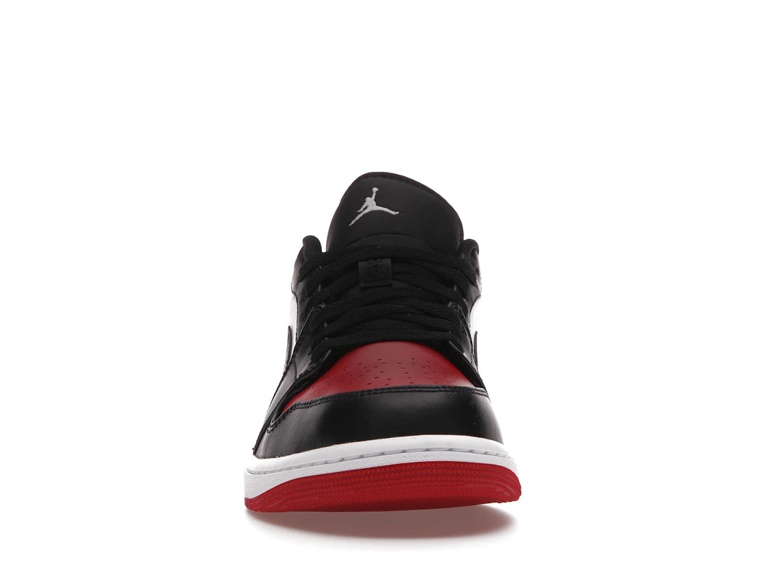 Jordan 1 Low Bred Toe (Homme)