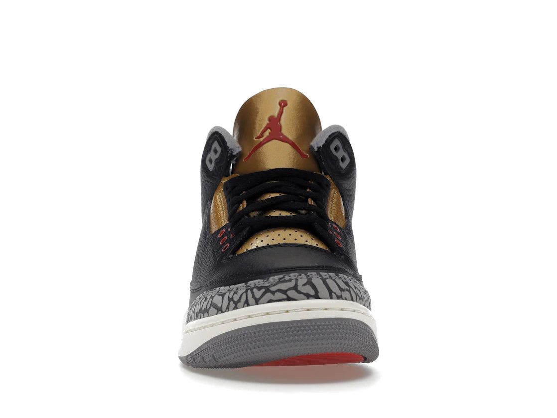 Jordan 3 Retro Black Cement Gold