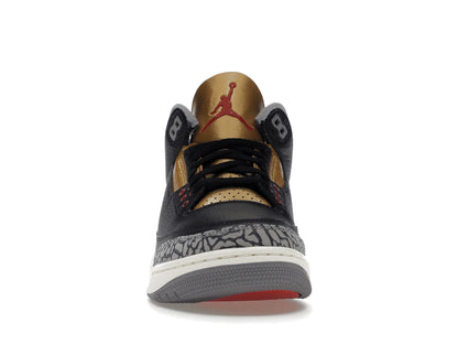 Jordan 3 Retro Black Cement Gold
