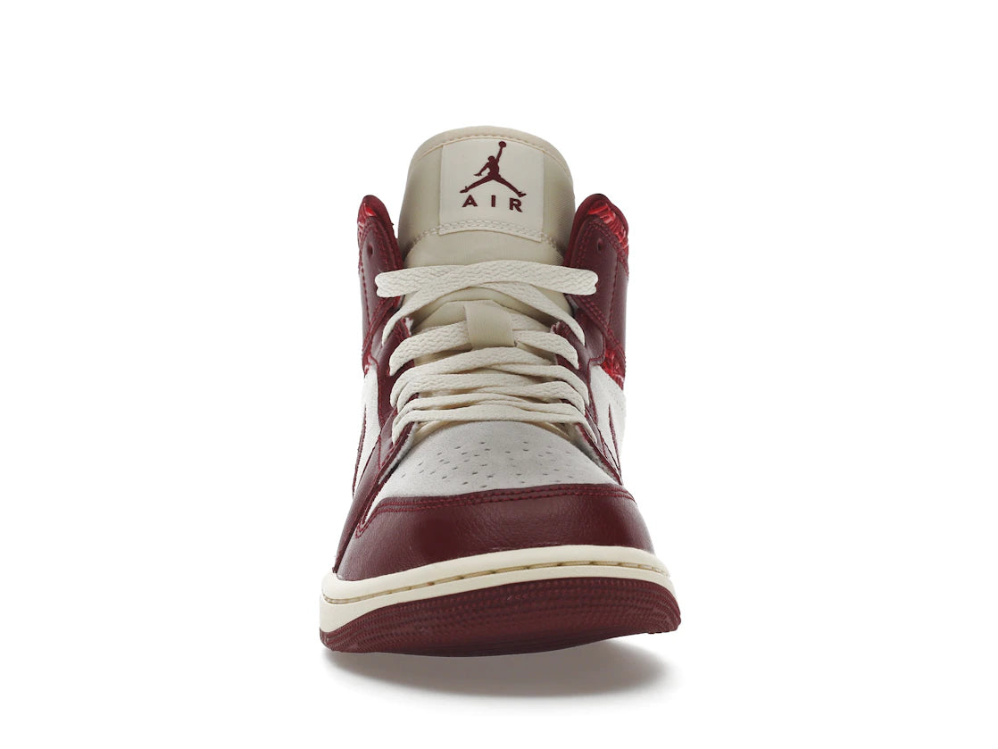 Jordan 1 Mid SE Tiki Leaf Team Red