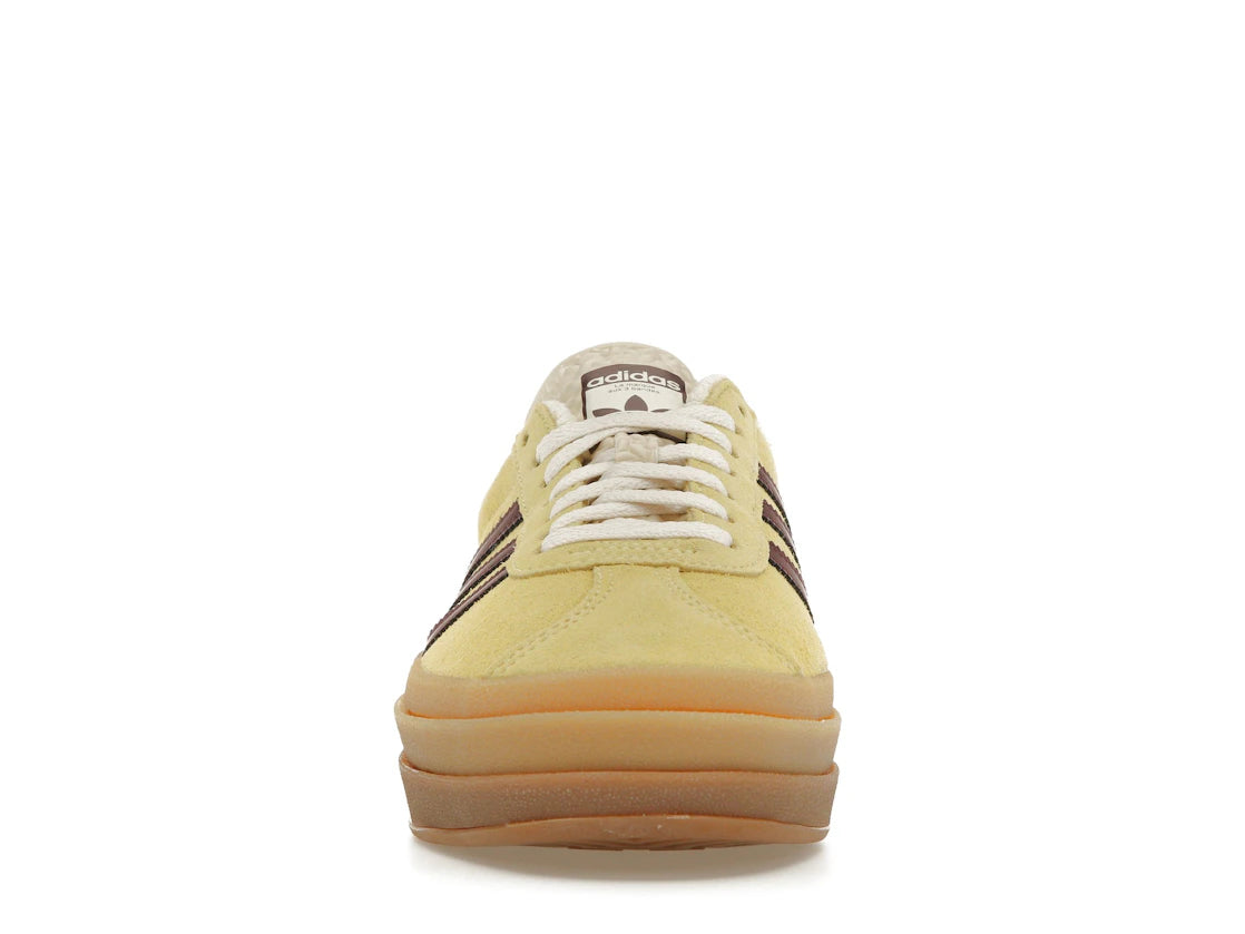 adidas Gazelle Bold Almost Yellow Maroon