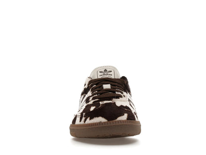 adidas Samba OG Cow Print Dark Brown White