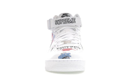 Nike Air Force 1 Mid Supreme NBA White