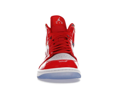 Jordan 1 Mid Barcelona Sweater Red Patent