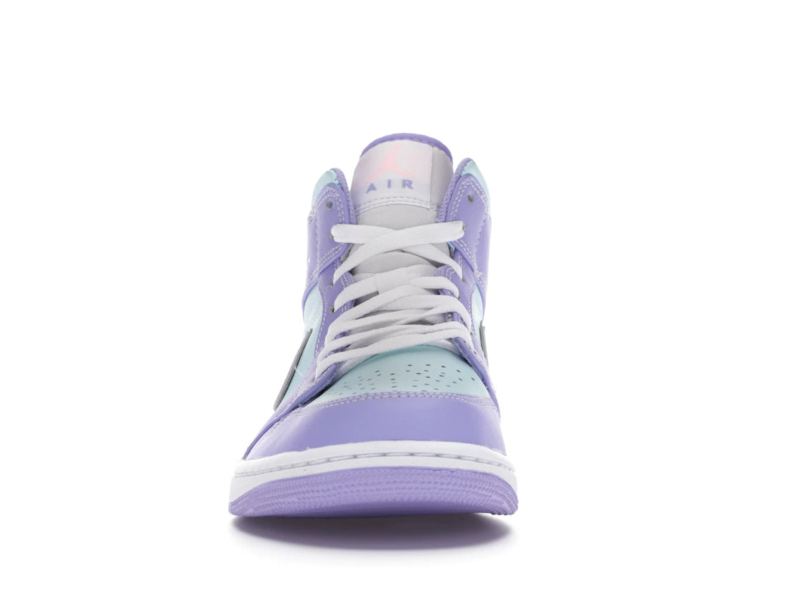 Jordan 1 Mid Purple Aqua