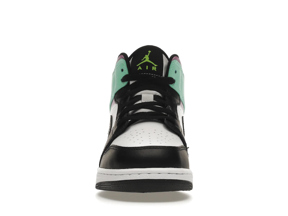 Jordan 1 Mid Pastel Black Toe