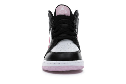 Jordan 1 Mid White Black Light Arctic Pink