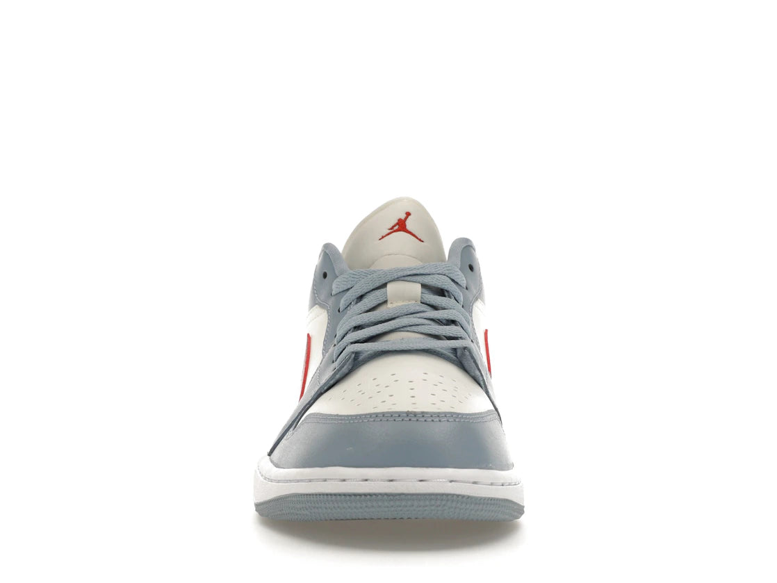 Jordan 1 Low Blue Whisper Dune Red