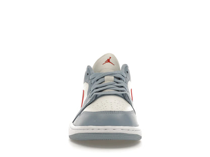 Jordan 1 Low Blue Whisper Dune Red