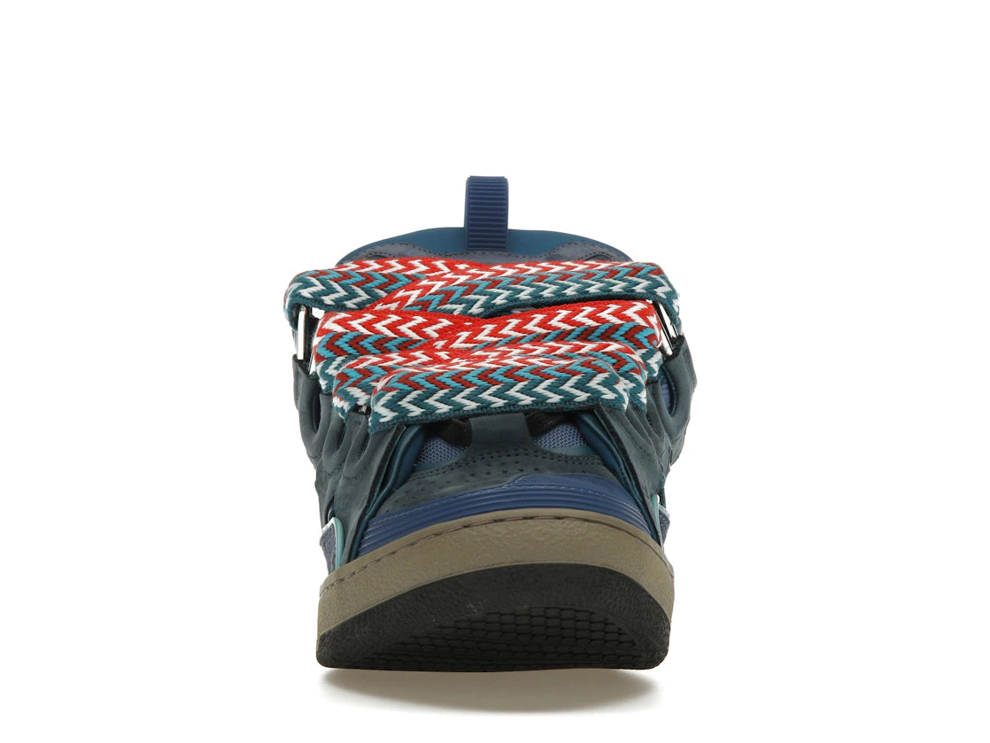 Lanvin Leather Curb Taurus Blue