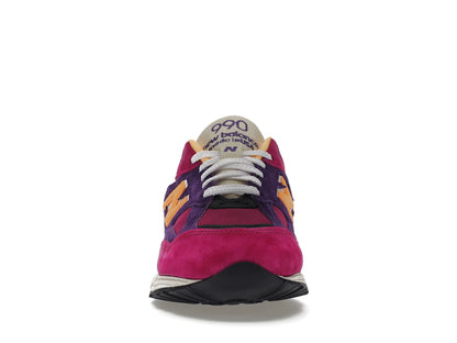 New Balance 990v2 MiUSA Teddy Santis Purple Yellow