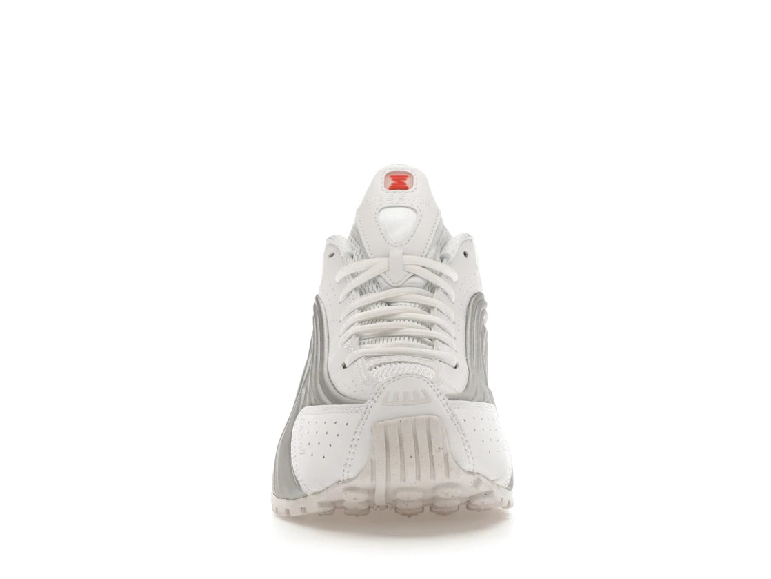 Nike Shox R4 White Metallic Silver