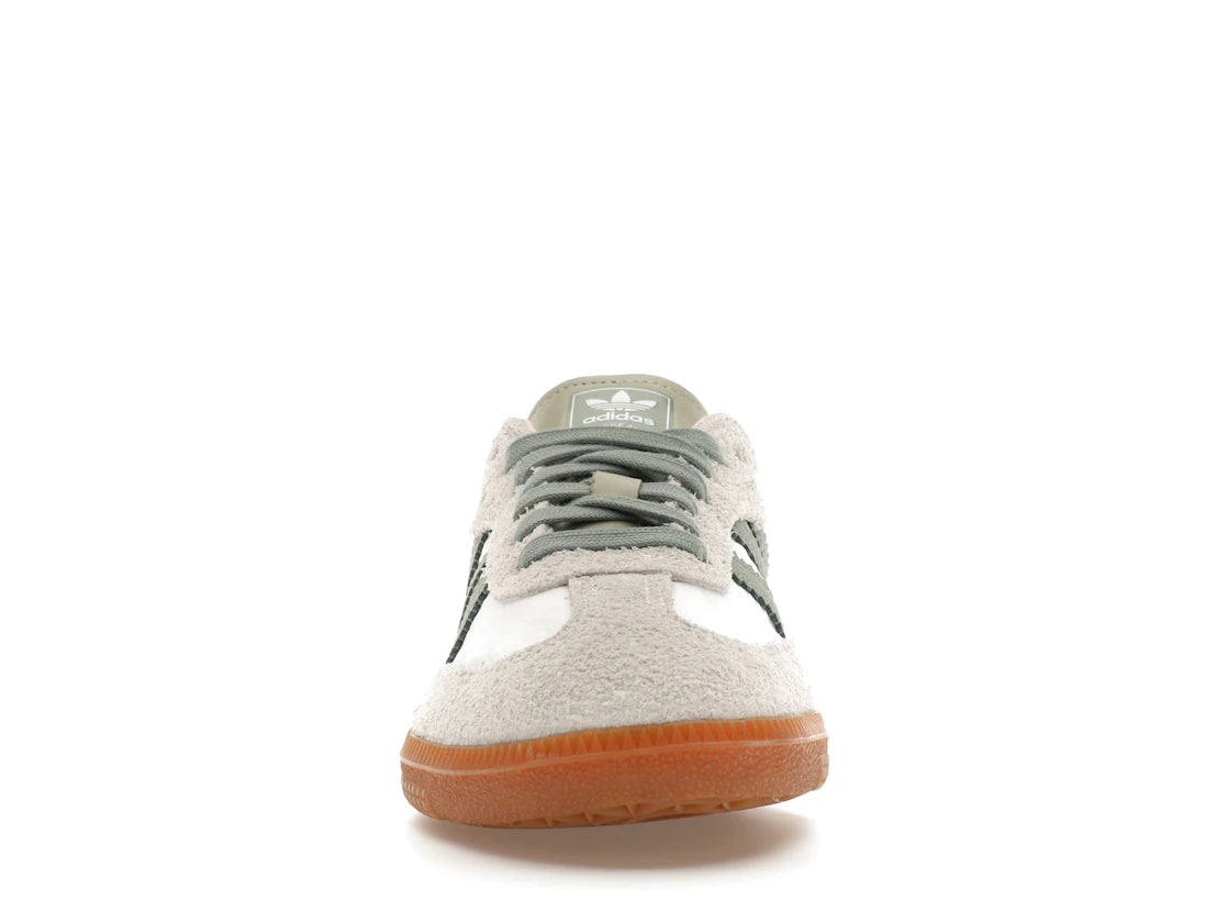 adidas Samba OG Argent Vert Mastic Mauve (Femme)