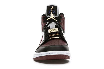 Jordan 1 Mid SE Black Dark Beetroot