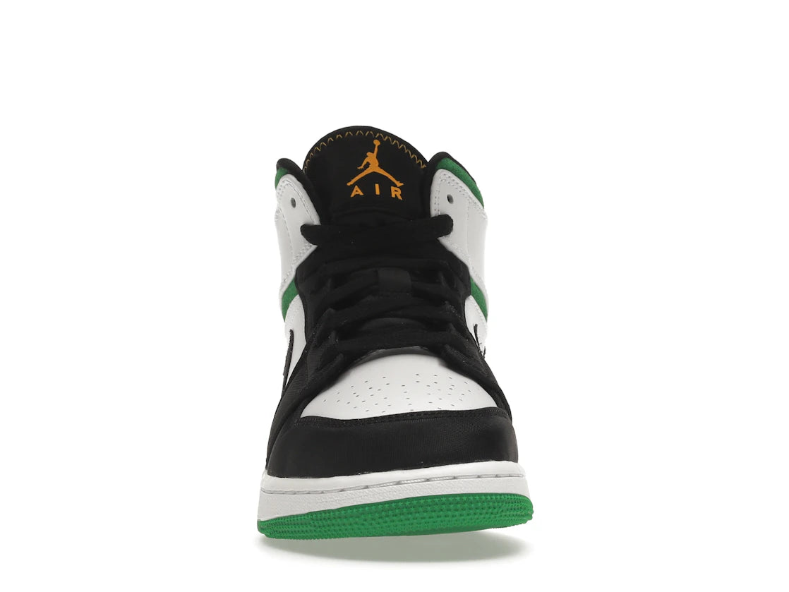 Jordan 1 Mid SE White Laser Orange Lucky Green