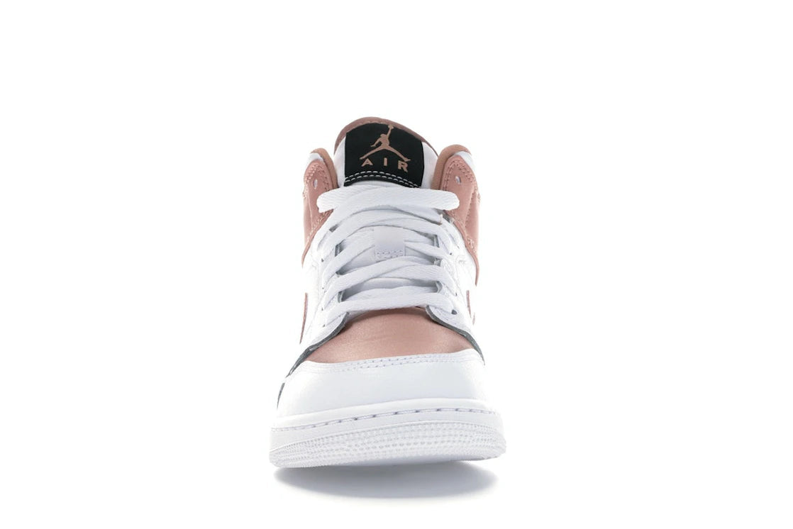 Jordan 1 Mid White Rose Gold