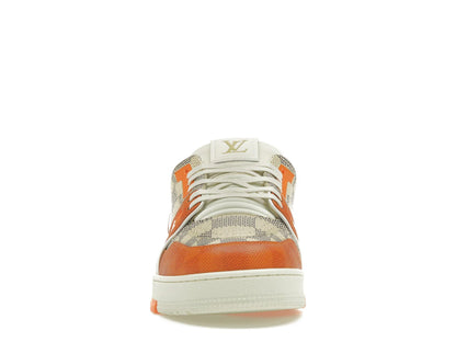 Louis Vuitton LV Trainer Damier White Orange