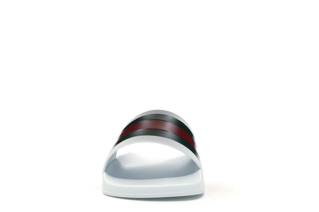 Gucci Pursuit Pool Slides White